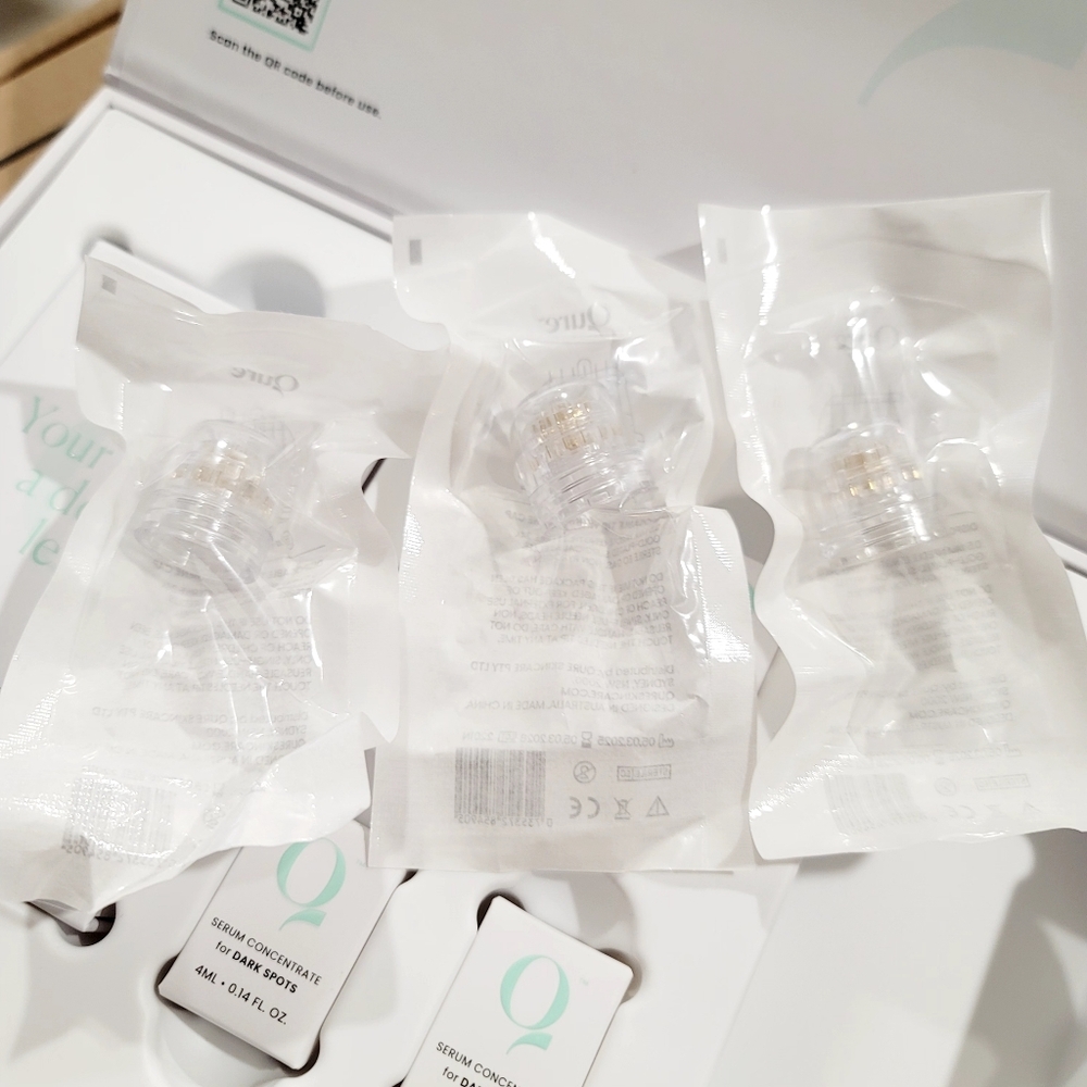 New Qure Skincare Micro-Infusion System 2 Month Supply Dark Spots Glass Skin - Picture 7 of 17